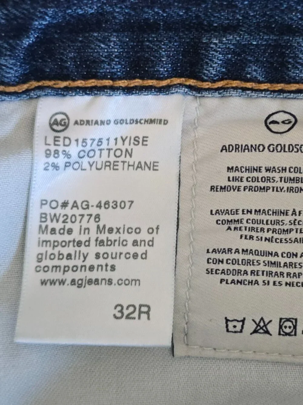 Ag Adriano Goldschmied easy broken